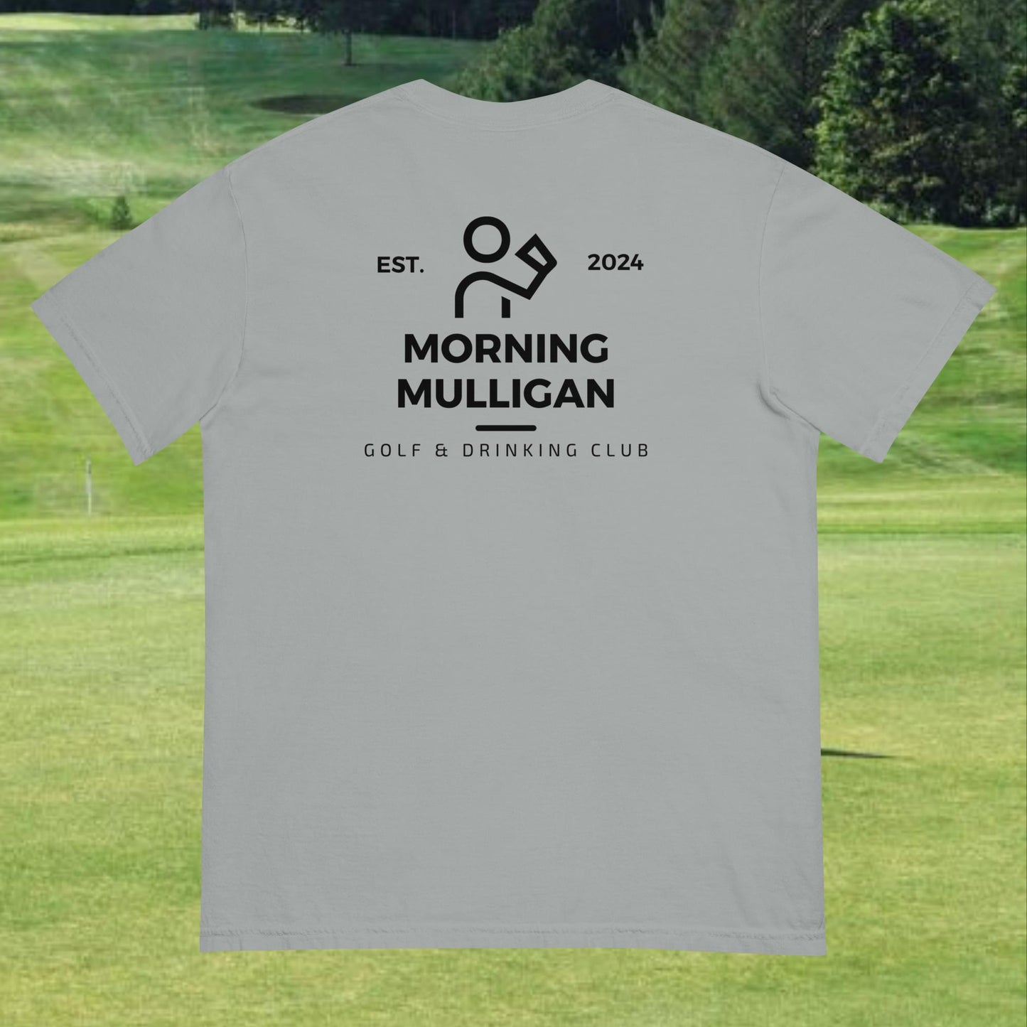 Morning Mulligan Drinking club heavyweight t-shirt - Club Collection