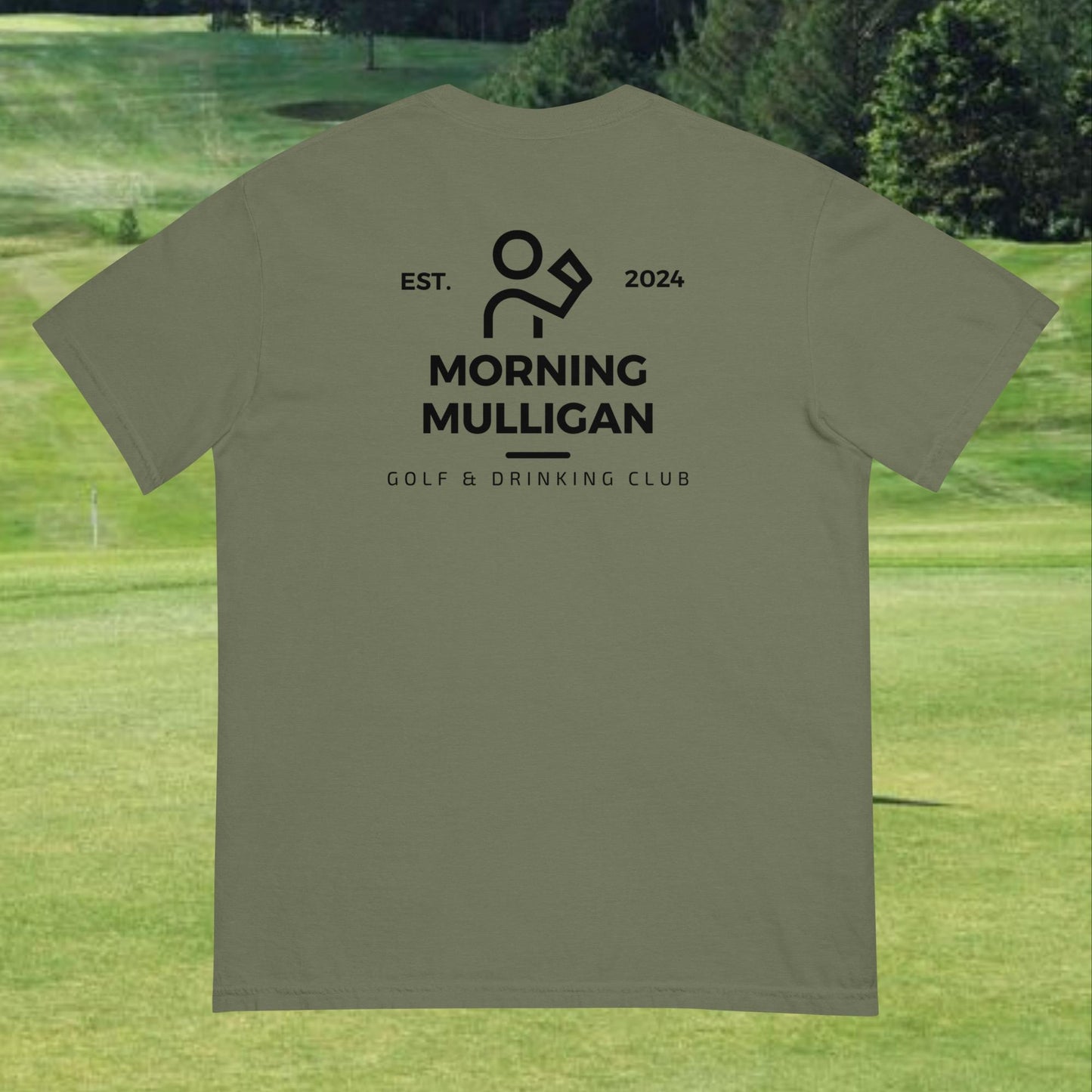 Morning Mulligan Drinking club heavyweight t-shirt - Club Collection