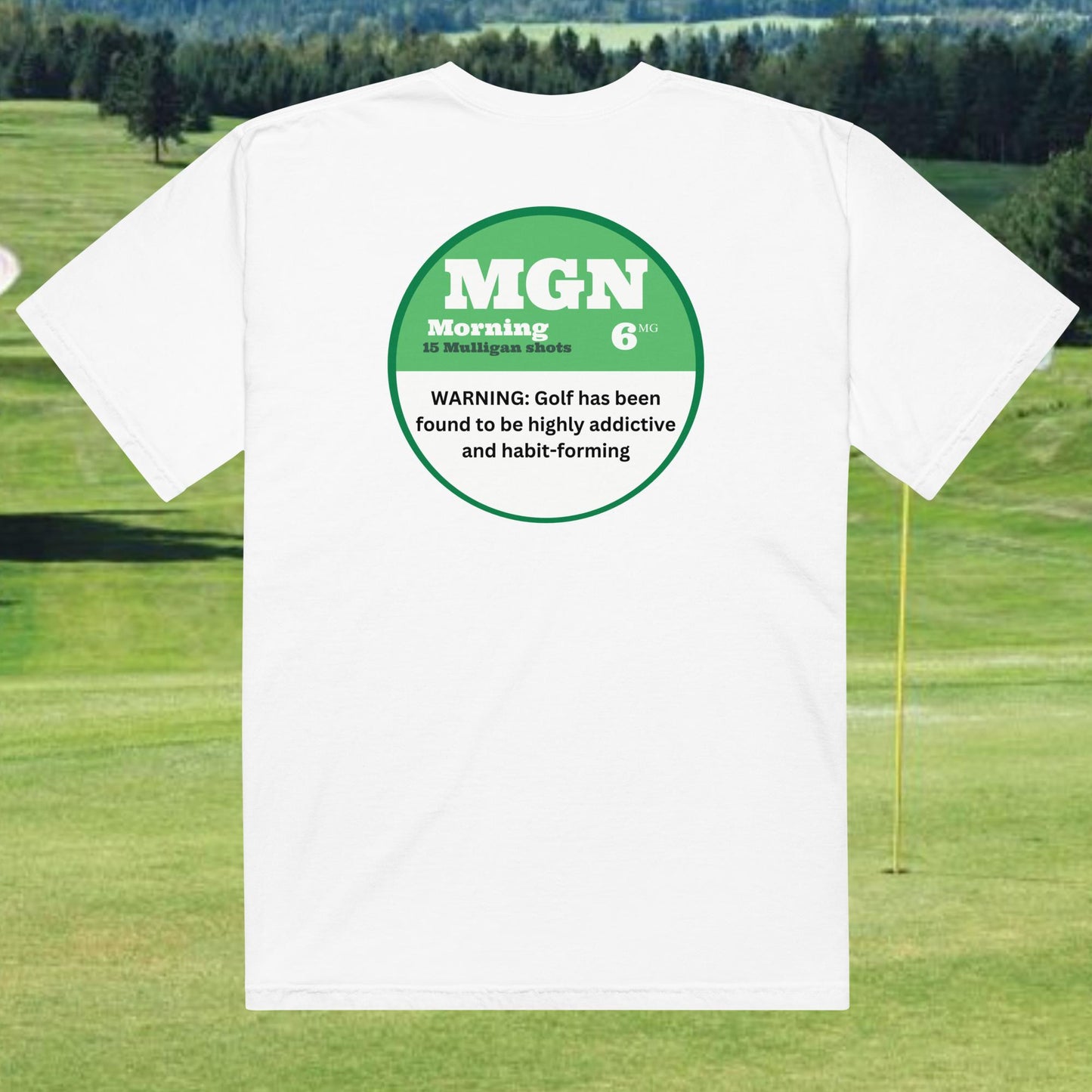 Morning Mulligan 6MG heavyweight t-shirt - FUN Collection
