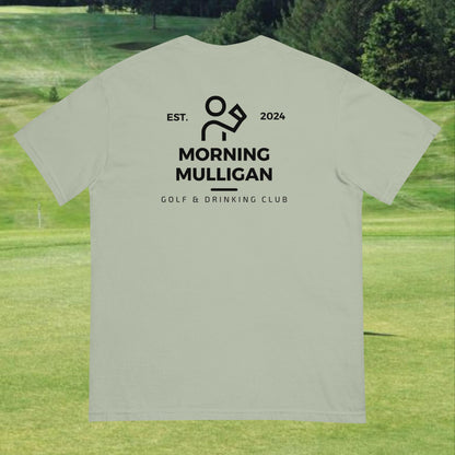 Morning Mulligan Drinking club heavyweight t-shirt - Club Collection