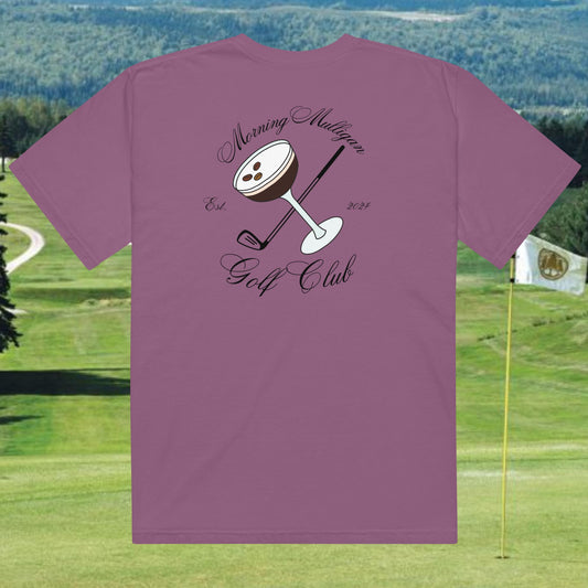 Morning Mulligan Golf Club heavyweight t-shirt - Club Collection