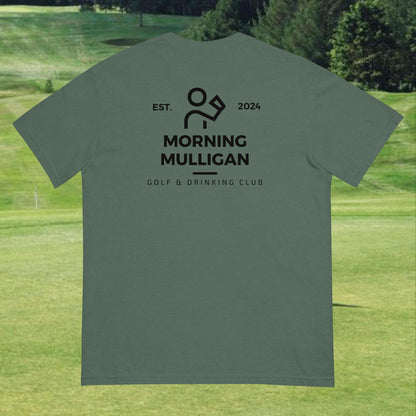 Morning Mulligan Drinking club heavyweight t-shirt - Club Collection