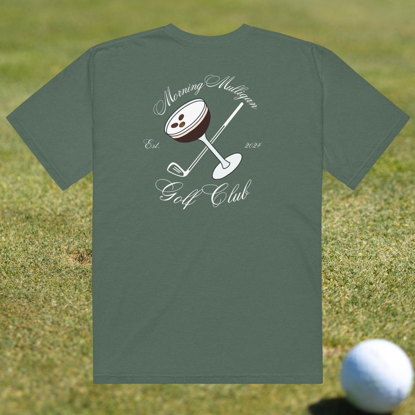 Morning Mulligan Golf Club heavyweight t-shirt - Club Collection