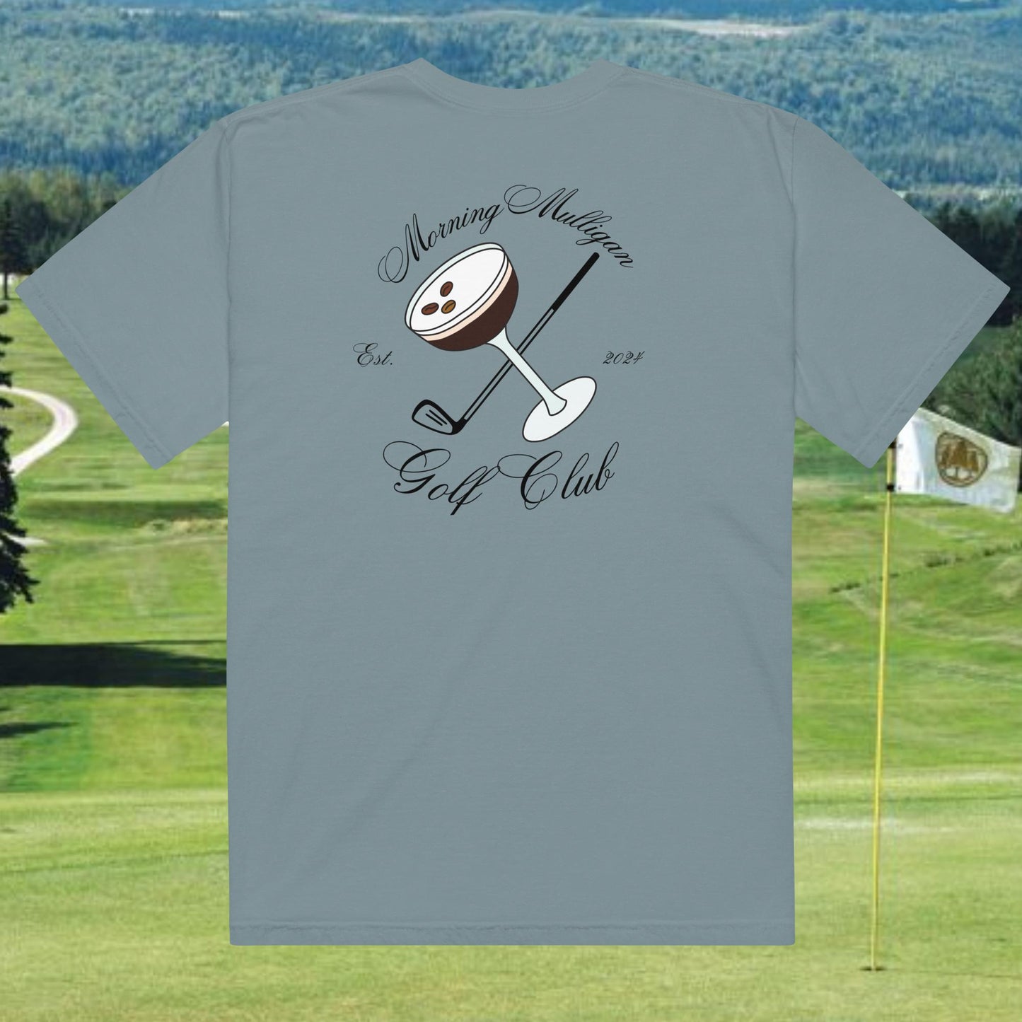 Morning Mulligan Golf Club heavyweight t-shirt - Club Collection