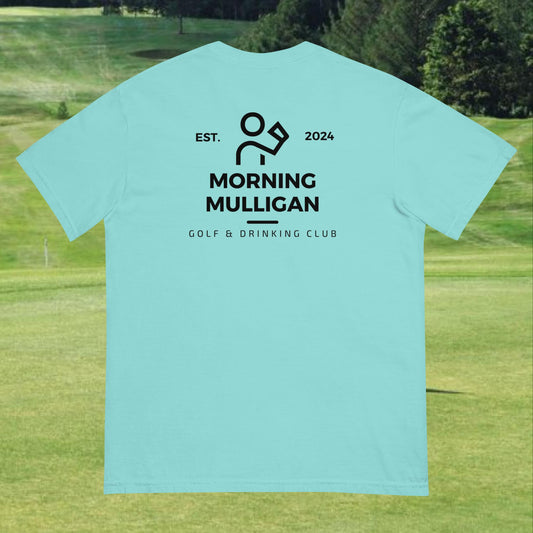 Morning Mulligan Drinking club heavyweight t-shirt - Club Collection